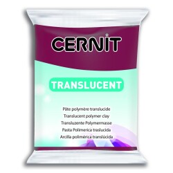 Cernit Translucent (Transparan) Polimer Kil 56 gr 411 Wine Red - 1