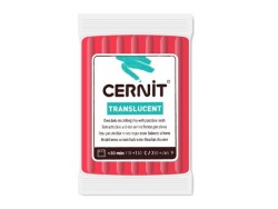 Cernit Translucent (Transparan) Polimer Kil 56 gr 474 Ruby Red - 1