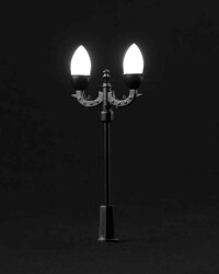 Çift Işıklı Mum Sokak Lambası 1/50-1/100 2 Adet - Eshel