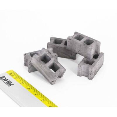 Çimento Blok Gri 1:12 3.3x1.6x1.4 cm 9'lu Paket - 1