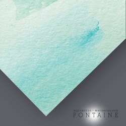 Clairefontaine Fontaine Classic Sulu Boya Kağıdı %100 Pamuk 300 gr 56x76 cm 10'lu Paket - 1