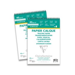 Clairefontaine Tracing Spiralli Aydınger Blok 40/45 gr 30 Yp. A4 - Clairefontaine