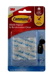 Command Mini Şeffaf Askı - 1