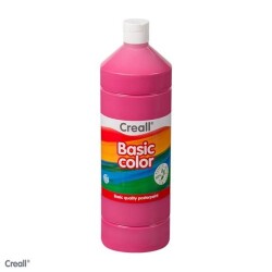 Creall Basic Color Posterpaint Tempera Boya 1000 ml. 08 Cyclamen (Sıklamen Fuşya) - 1