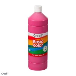 Creall Basic Color Posterpaint Tempera Boya 1000 ml. 08 Cyclamen (Sıklamen Fuşya) - 1