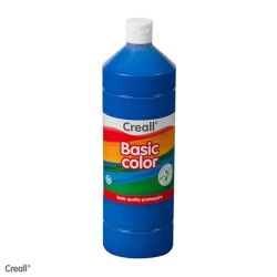 Creall Basic Color Posterpaint Tempera Boya 1000 ml. 11 D. Blue (Koyu Mavi) - 1