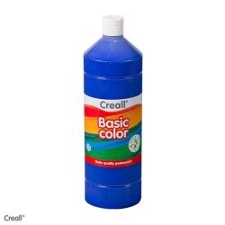 Creall Basic Color Posterpaint Tempera Boya 1000 ml. 12 Ultramarine (Ultramarin Mavi) - 1