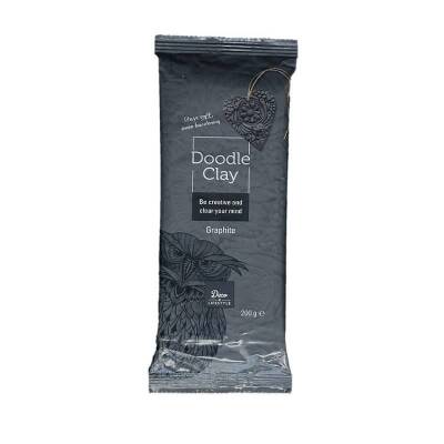 Creall Deco Doodle Clay Polimer Kil 200 gr Graphite - 1