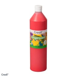 Creall Fingerpaint Parmak Boyası 750 ml. 02 Red (Kırmızı) - 1