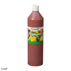 Creall Fingerpaint Parmak Boyası 750 ml. 06 Brown (Kahverengi) - 1