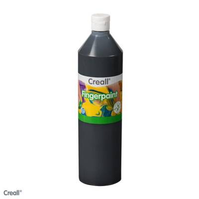 Creall Fingerpaint Parmak Boyası 750 ml. 08 Black (Siyah) - 1
