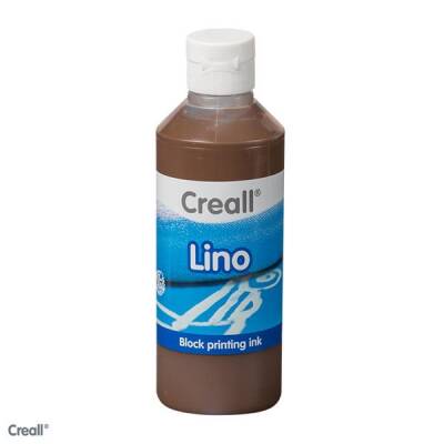 Creall Lino Blockprinting Ink Baskı Mürekkebi 250 ml. 08 Brown (Kahverengi) - 1
