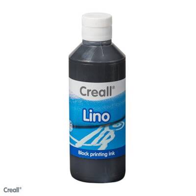 Creall Lino Blockprinting Ink Baskı Mürekkebi 250 ml. 09 Black (Siyah) - 1