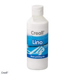Creall Lino Blockprinting Ink Baskı Mürekkebi 250 ml. 10 White (Beyaz) - 1