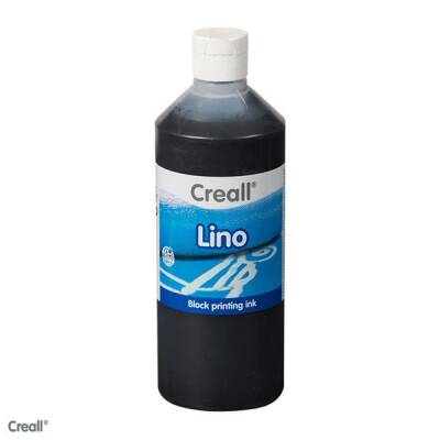Creall Lino Blockprinting Ink Baskı Mürekkebi 500 ml. 09 Black (Siyah) - 1