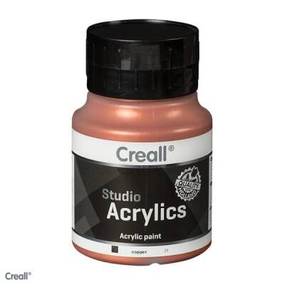 Creall Studio Akrilik Boya 500 ml. 21 METALLIC COPPER - 1