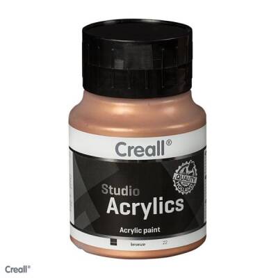 Creall Studio Akrilik Boya 500 ml. 22 METALLIC BRONZE - 1