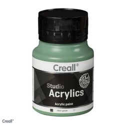 Creall Studio Akrilik Boya 500 ml. 59 OLIVE GREEN - 1