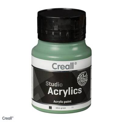 Creall Studio Akrilik Boya 500 ml. 59 OLIVE GREEN - 1