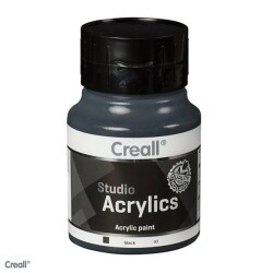 Creall Studio Akrilik Boya 500 ml. 99 BLACK - 1