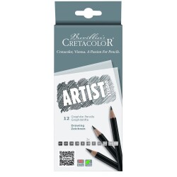 Cretacolor Artist Studio Graphite Dereceli Kalem Seti 12'li (141 12) - 1