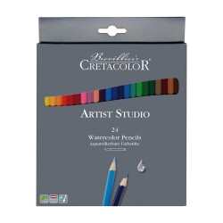 Cretacolor Artist Studio Watercolor Pencils 24 Renk Sulandırılabilir Boya Kalemi (281 24) - 1