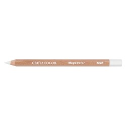 Cretacolor Mega Color Kalın Kuru Boya (Kalem İçi Çapı: 6,4mm) Permanent White (291 01) - 1