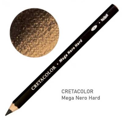 Cretacolor Mega Nero Pencil Hard Yağlı Kömür Kalem 461 48 - 1