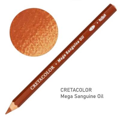Cretacolor Mega Sanguine Oil Pencil Medium Yağlı Çizim Kalemi 462 08 - 1