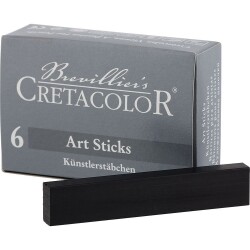 Cretacolor Nero Medium Çubuk Füzen 7x14 mm 1 Adet (404 03) - 1