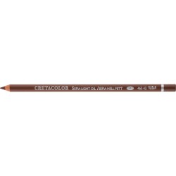 Cretacolor Sepia Light Oil Pencil Yağlı Tebeşir Kalemi (463 42) - 1