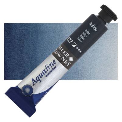 Daler Rowney Aquafine Tüp Suluboya 8 ml 127 INDIGO - 1