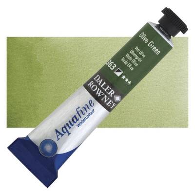 Daler Rowney Aquafine Tüp Suluboya 8 ml 363 OLIVE GREEN - 1