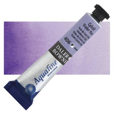 Daler Rowney Aquafine Tüp Suluboya 8 ml 406 COBALT VIOLET HUE - 1