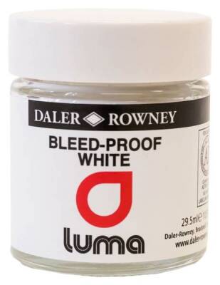 Daler Rowney Bleed-Proof White Opak Beyaz Mürekkep 29.5 ml. - 1