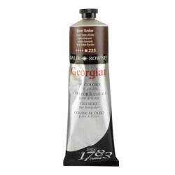 Daler Rowney Georgian Yağlı Boya 225 ml 223 Burnt Umber - 1