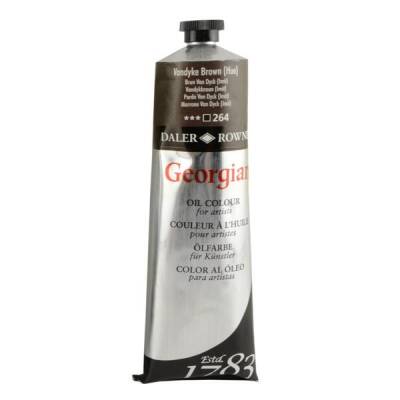 Daler Rowney Georgian Yağlı Boya 225 ml 264 Vandyke Brown Hue - 1