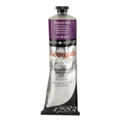 Daler Rowney Georgian Yağlı Boya 225 ml 413 Permanent Mauve - 1