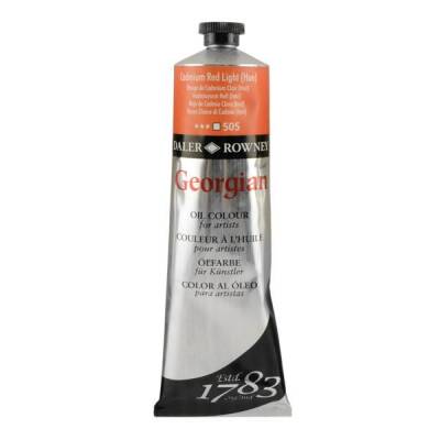 Daler Rowney Georgian Yağlı Boya 225 ml 505 Cadmium Red Light - 1