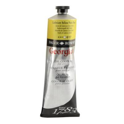 Daler Rowney Georgian Yağlı Boya 225 ml 617 Cadmium Yellow Pale Hue - 1