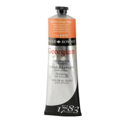 Daler Rowney Georgian Yağlı Boya 225 ml 619 Cadmium Orange Hue - 1