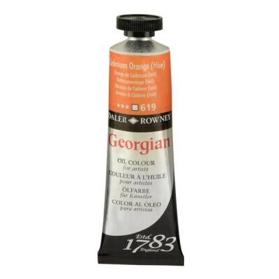 Daler Rowney Georgian Yağlı Boya 38 ml 619 Cadmium Orange Hue - 1