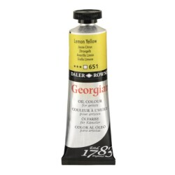 Daler Rowney Georgian Yağlı Boya 38 ml 651 Lemon Yellow - 1