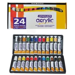 Daler Rowney Graduate Akrilik Boya Seti 24 Renk x 22 ml. - 1