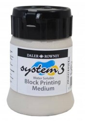 Daler Rowney System 3 Block Printing Medium (Blok Baskı Yardımcısı) 250 ml. - 1