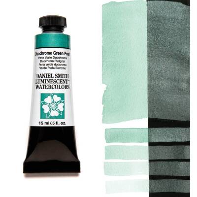 Daniel Smith Extra Fine Tüp Suluboya 15 ml Seri 1 Duochrome Green Pearl (Luminescent) - 1