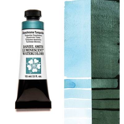 Daniel Smith Extra Fine Tüp Suluboya 15 ml Seri 1 Duochrome Turquoise (Luminescent) - 1
