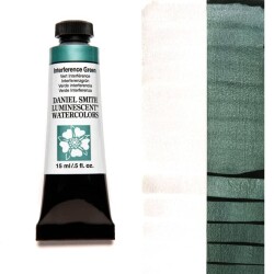 Daniel Smith Extra Fine Tüp Suluboya 15 ml Seri 1 Interference Green (Luminescent) - 1