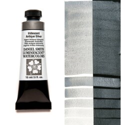 Daniel Smith Extra Fine Tüp Suluboya 15 ml Seri 1 Iridescent Antique Silver (Luminescent) - 1
