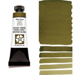 Daniel Smith Extra Fine Tüp Suluboya 15 ml Seri 1 Olive Green - 1